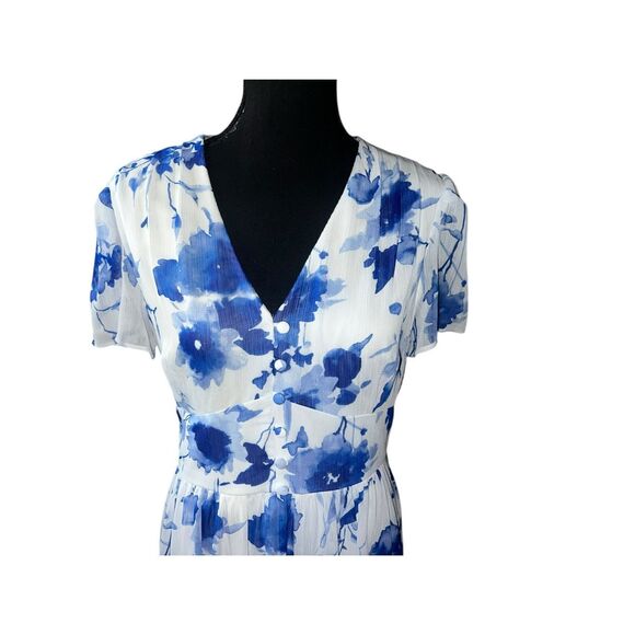 DKNY Iris Multi Printed A-Line Dress woman’s 14 Trendy wedding career - Picture 4 of 6